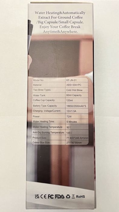 Espressor  portabil 3 in 1