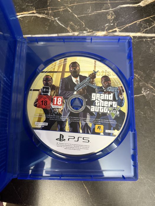 PS 5 диск гта 5
