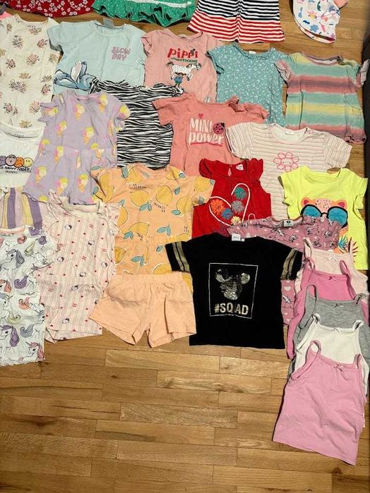 Голям летен лот за момиче 86/92 - 70+ части - 2 лв. на дрешка