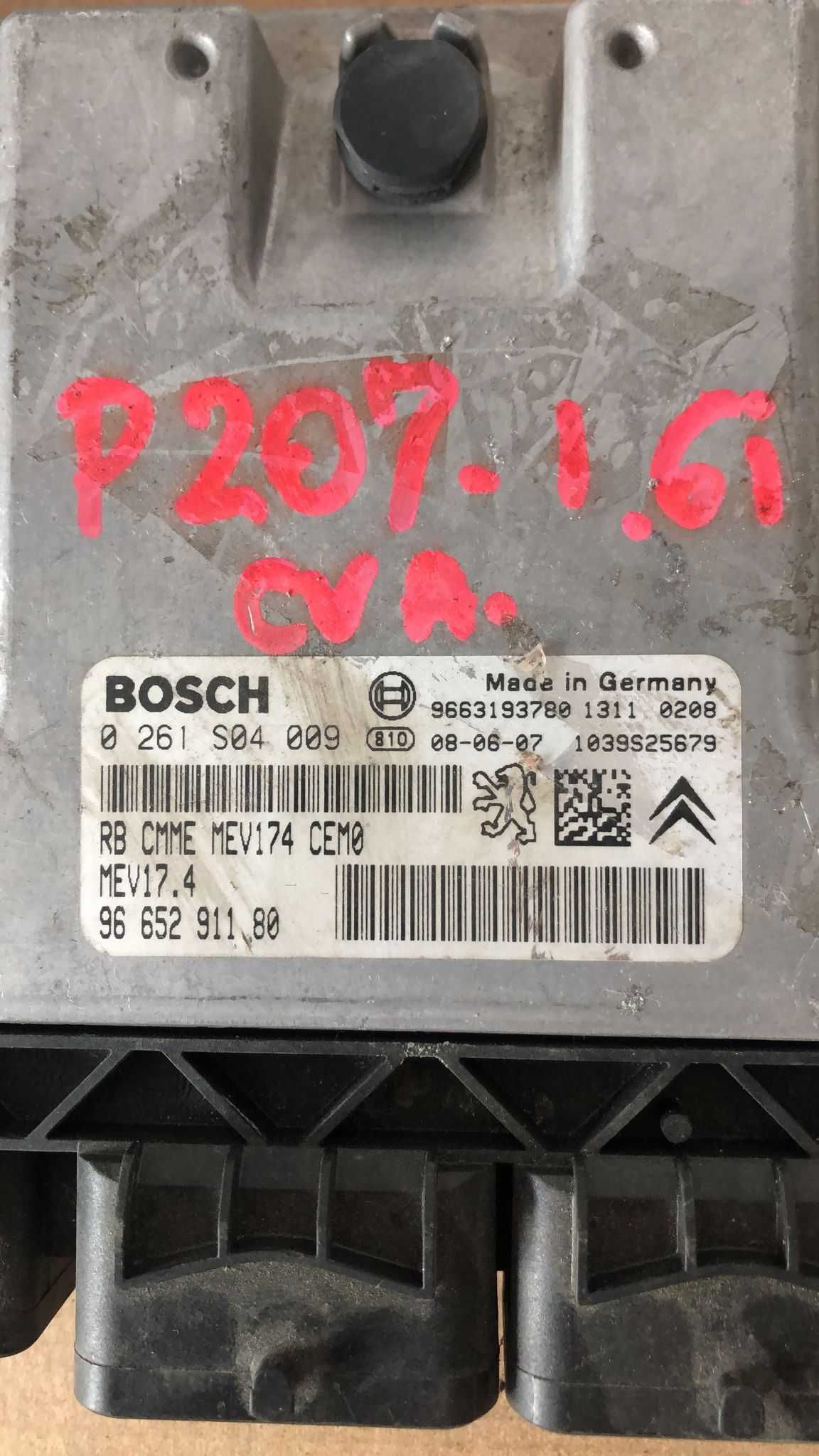 ECU Calculator motor Peugeot 207 1.4, cod 0261S04009