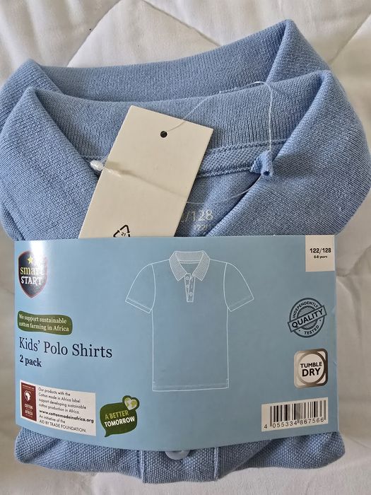 Tricouri pentru școală băieți 122-128 6-8 ani din bumbac