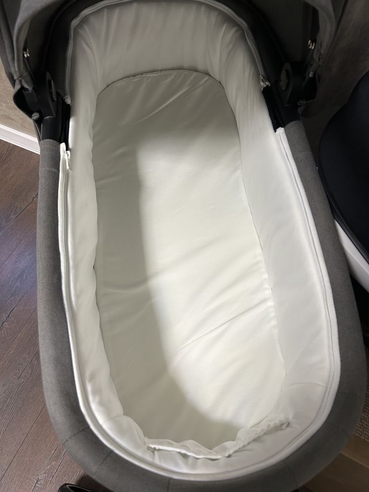 Комбинирана бебешка количка 3-в-1 Cybex TS Balios S LUX BLK, Soho grey