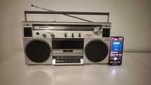 Toshiba-Bluetooth RT-120S Boombox Vintage – Recondiționat