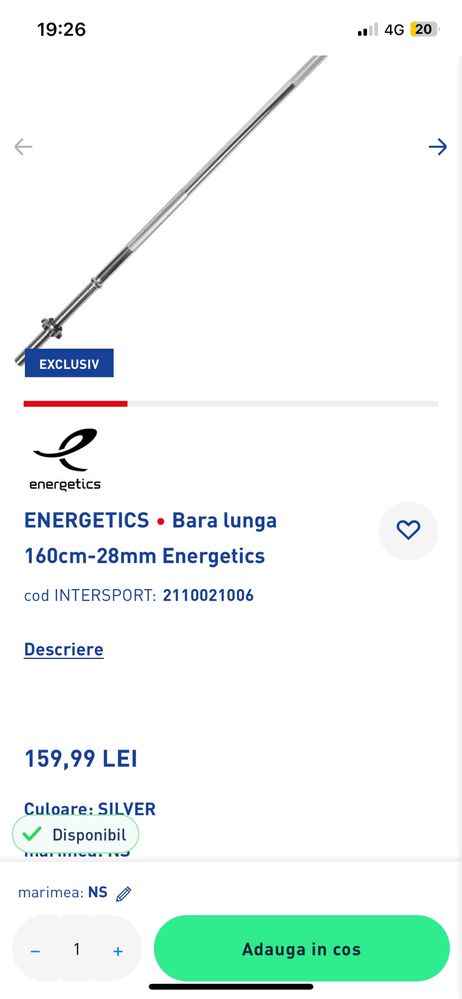 Discuri din fonta 2x10kg/ bara dreapta si curbata / banca abdomene