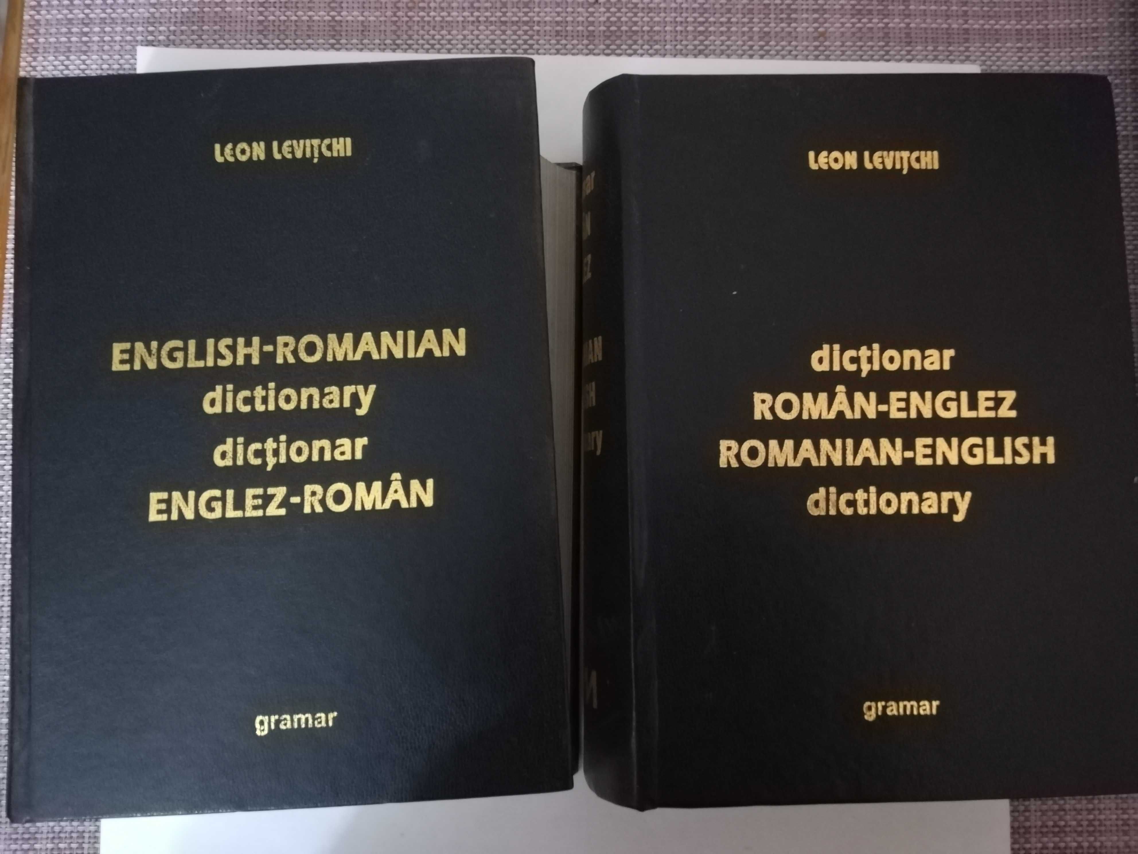 Dicționar englez -romana Leon Levitchi/ Dictionar Tehnic Englez-Roman
