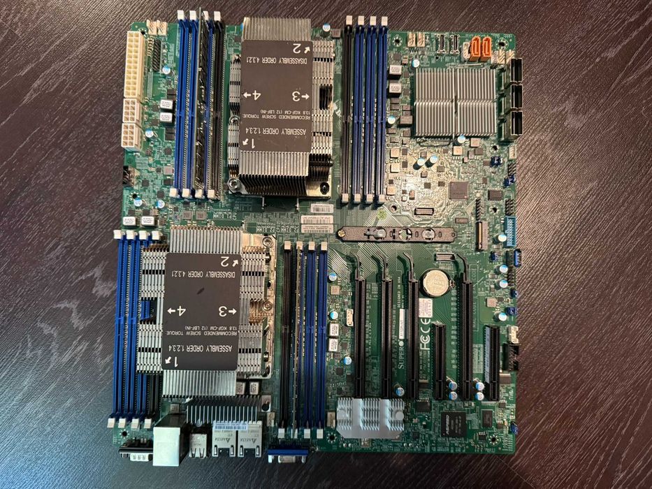Placa de baza server xeon 3647 Supermicro X11DPi-NT 10G + 2*Intel 4112