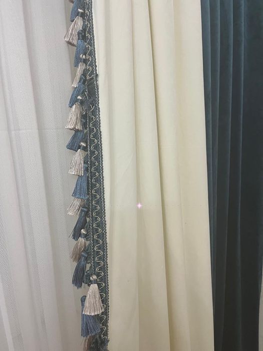 Тюл сине-белый!!!