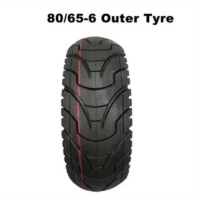 Cauciuc 80/65-6 cu camera 10X2 echivalent cu 10×3 sau 255×80