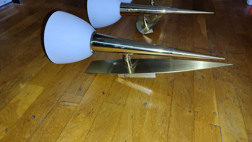 Set Aplica perete alamă