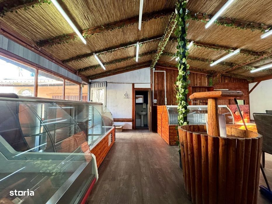 Spatiu autorizat pentru alimentatie publica, 74 mp, terasa, zona Piata