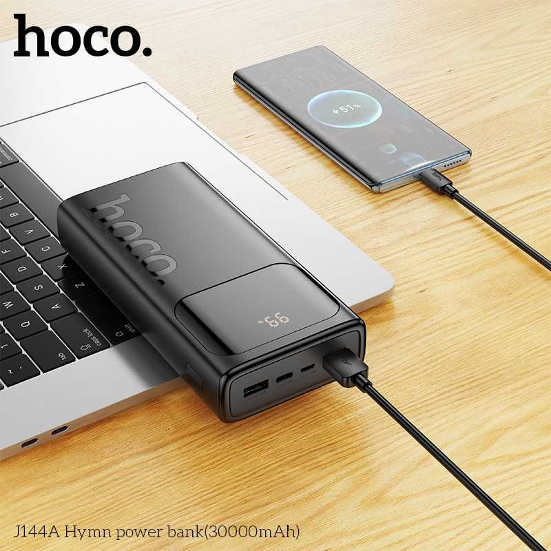 Hoco J144A Hymn 30000mAh Power Bank Dual Output Safe and Reliable