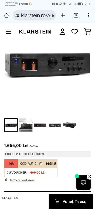 Amplificator Audio pe Lampi la cutie