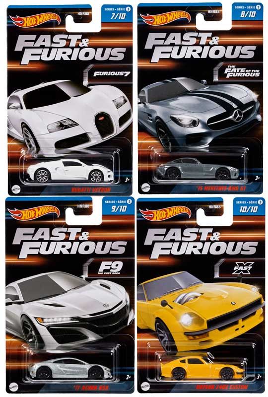 Hot wheels fast and Furious Серия