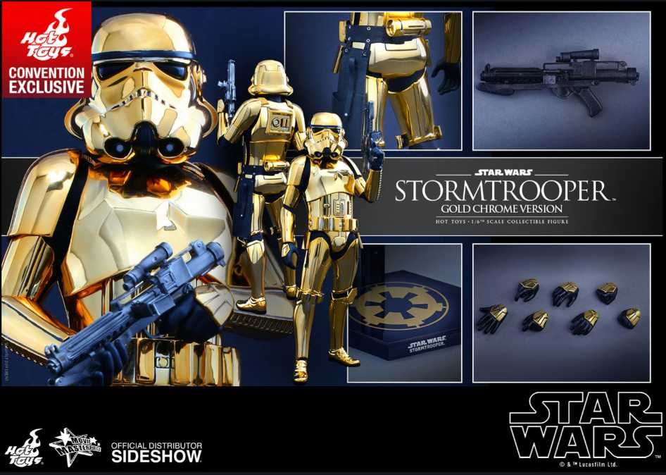 Stormtrooper Gold Chrome Version by Hot Toys