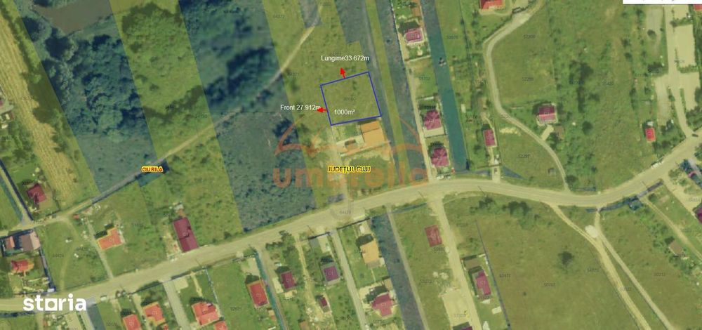 Vand teren intravilan,autorizatie de constructie casa D+P+E Salicea !