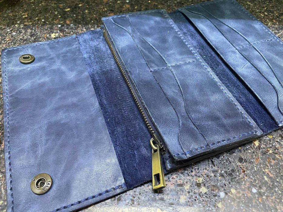 Кожаный лонгер, ручная работа.