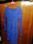 Rochie albastra dantela