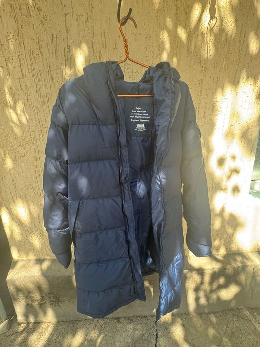 Куртка зимняя удлинённая, б/у