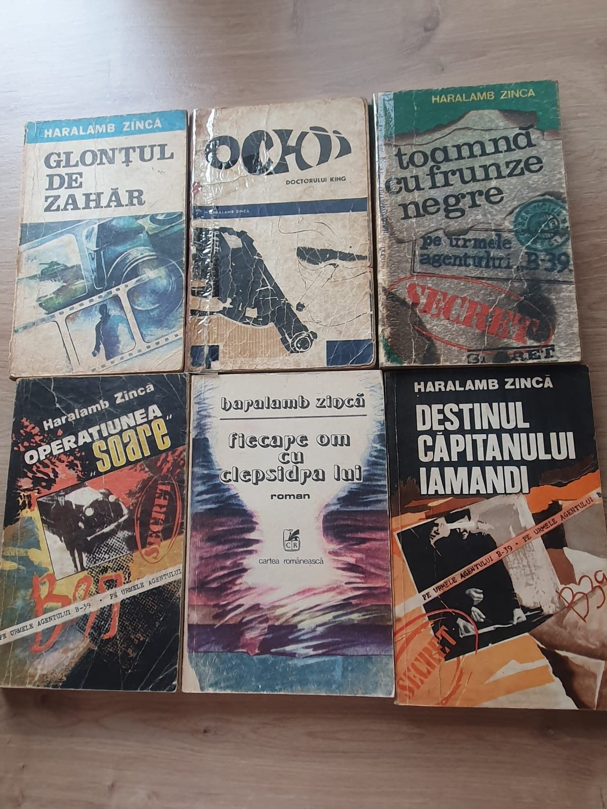 Set cărți polițiste Haralamb Zincă
