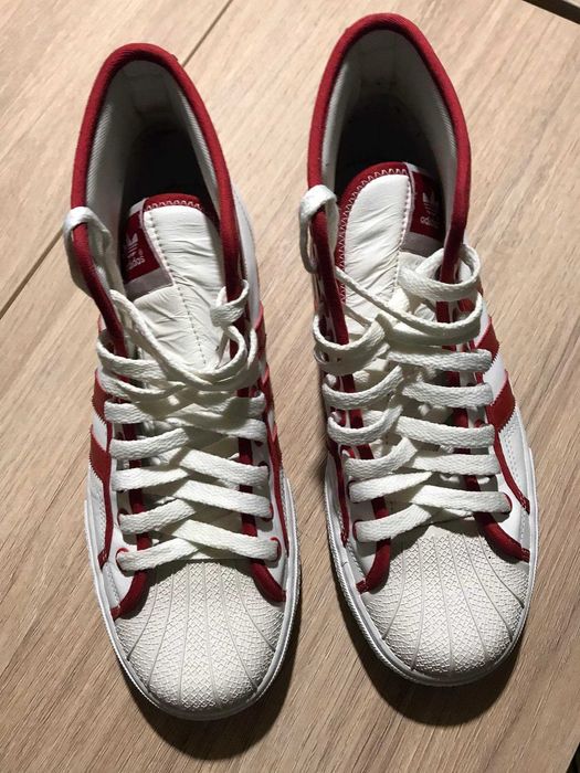 Обувки Адидас червено-бели