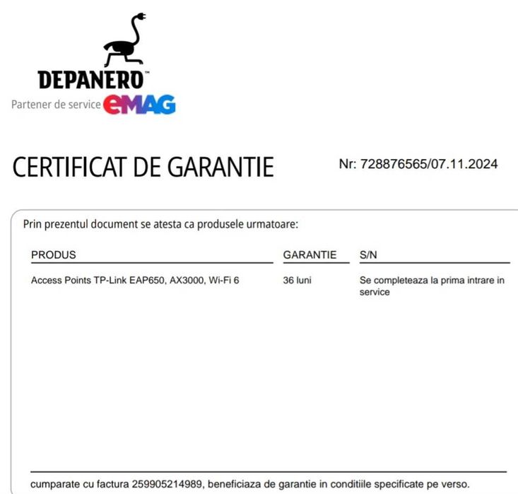 2x Omada TP-Link AX3000 EAP650 WiFi6 AP