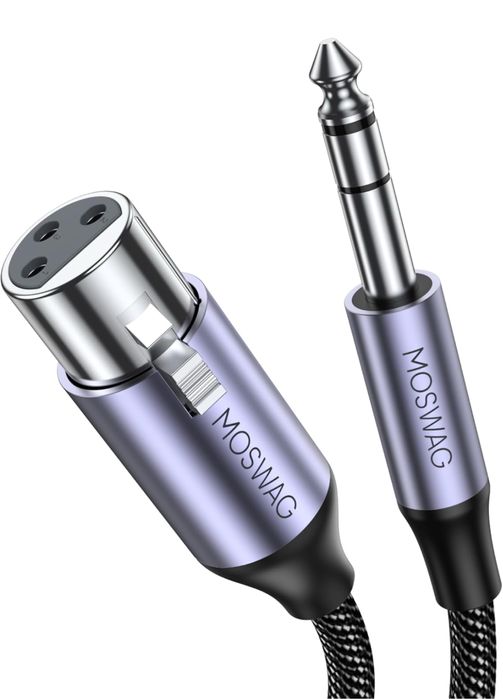 Cablu 6.35 trs tata la xlr mama MOSWAG