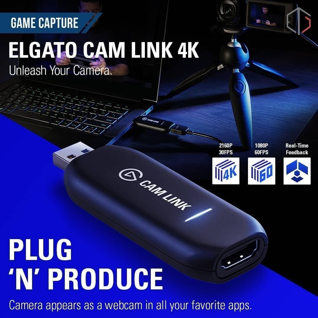 СКИДКА! Elgato Cam Link/Camlink 4K Карта Видеозахвата/Захвата Видео