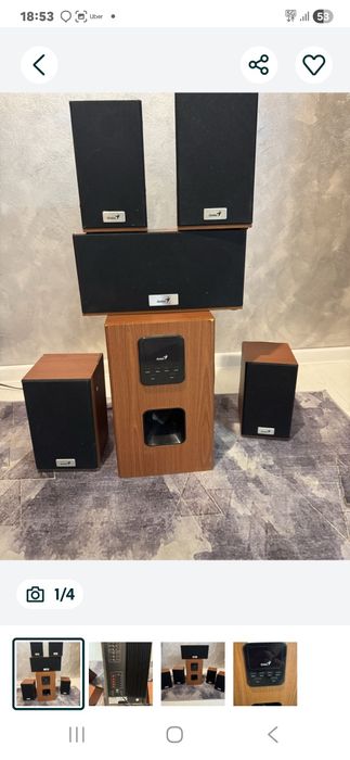 Sistem genius 5+1 subufer