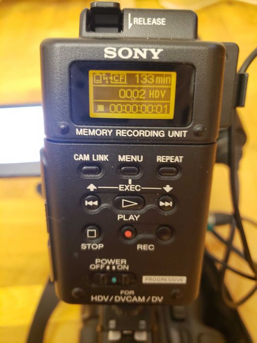 Sony HVR Z1U HD VideoCamera+Sony MemoryRecording Unit for HDV,DVCAM,DV