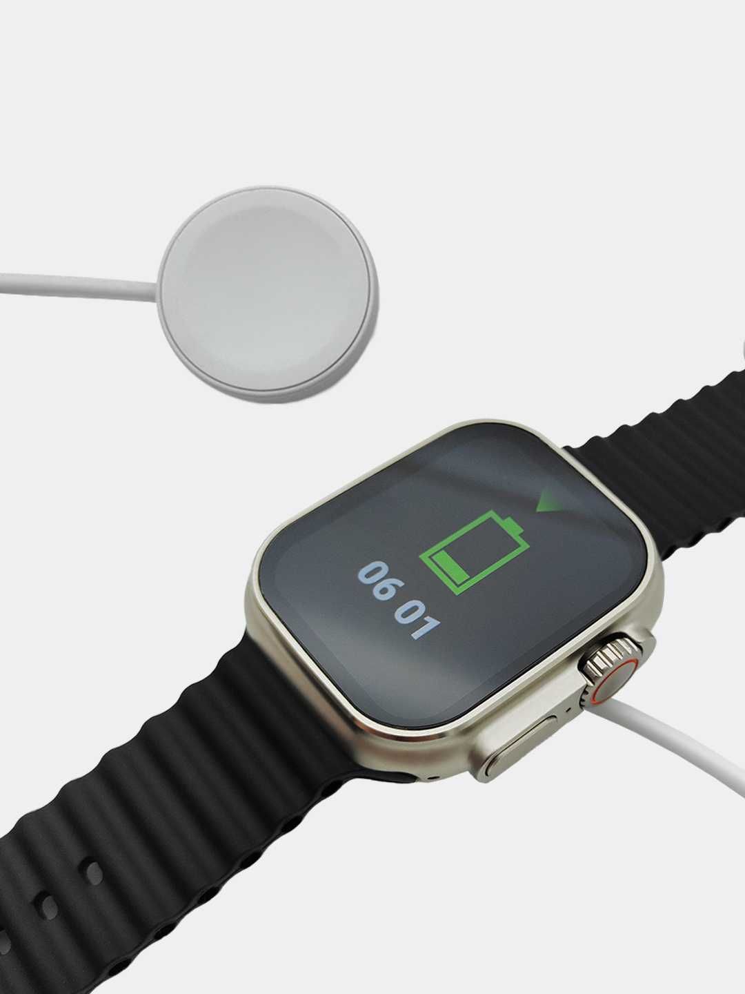 Смарт-часы Smart Watch K8 Ultra Max с беспроводной зарядкой, 49 мм