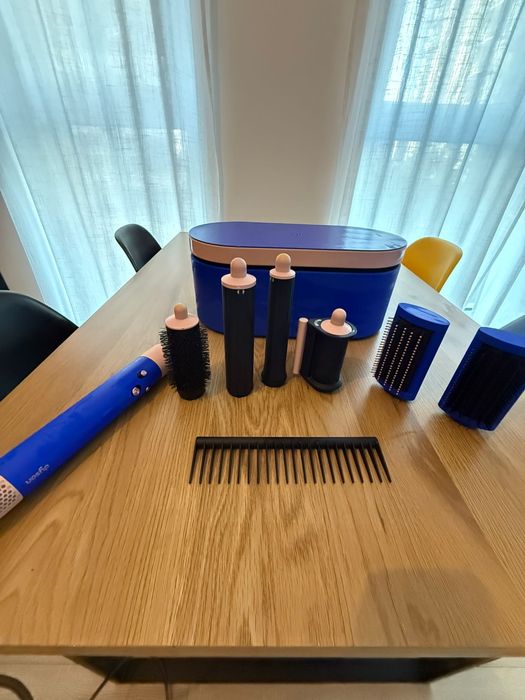 Dyson Airwrap Vinca Blue Rose set complet aproape nou