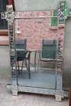 Oglinda de cristal, vechime peste 100 ani, 1,4 x 1m