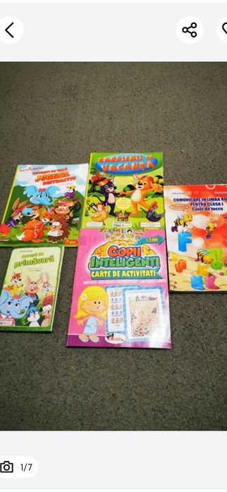 Lot carte și caiete pentru activități clasa I