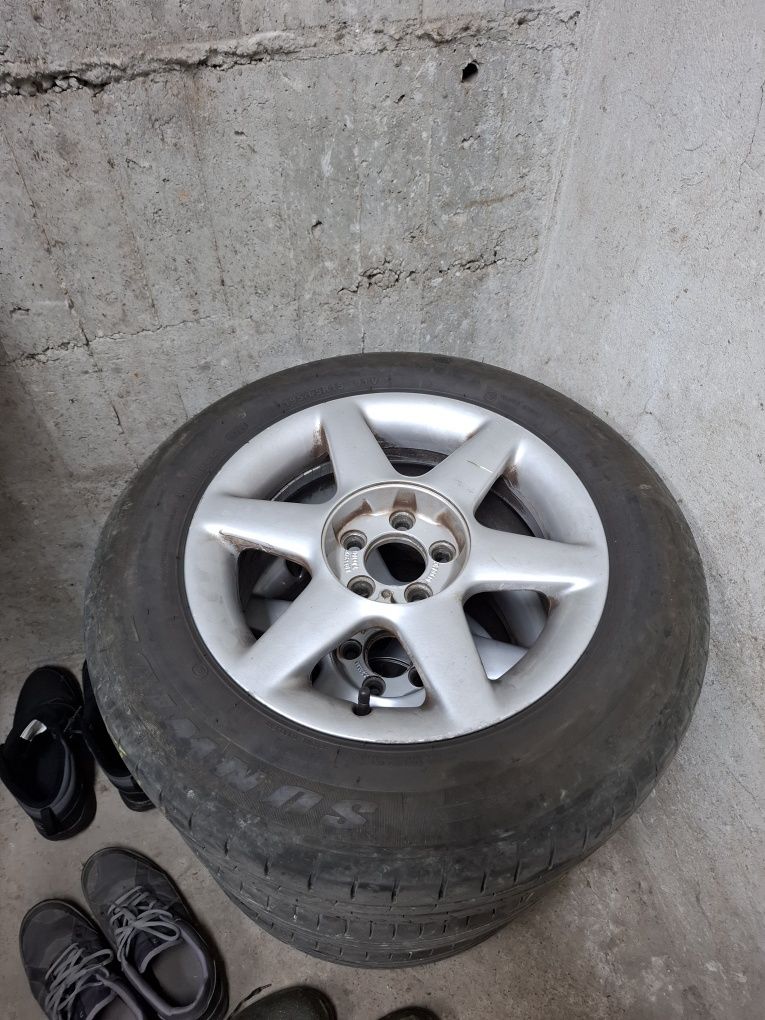 Vw Аudi Skoda Seat джанти 15 цола 5x100 летни гуми 195 65 15