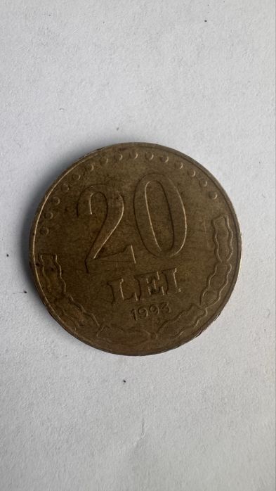 Monedă Stefan cel Mare 20lei an 1993