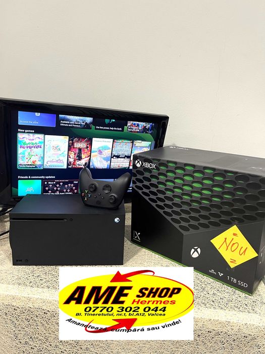 Consolă Xbox Series X cu CD, 1TB SSD, garanție: 6 luni NOUĂ!