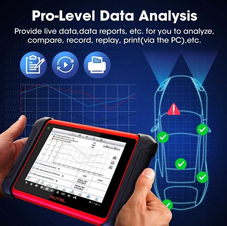 Autel MaxiCom MK906BT Wireless Noul Tester auto original - ECU Coding