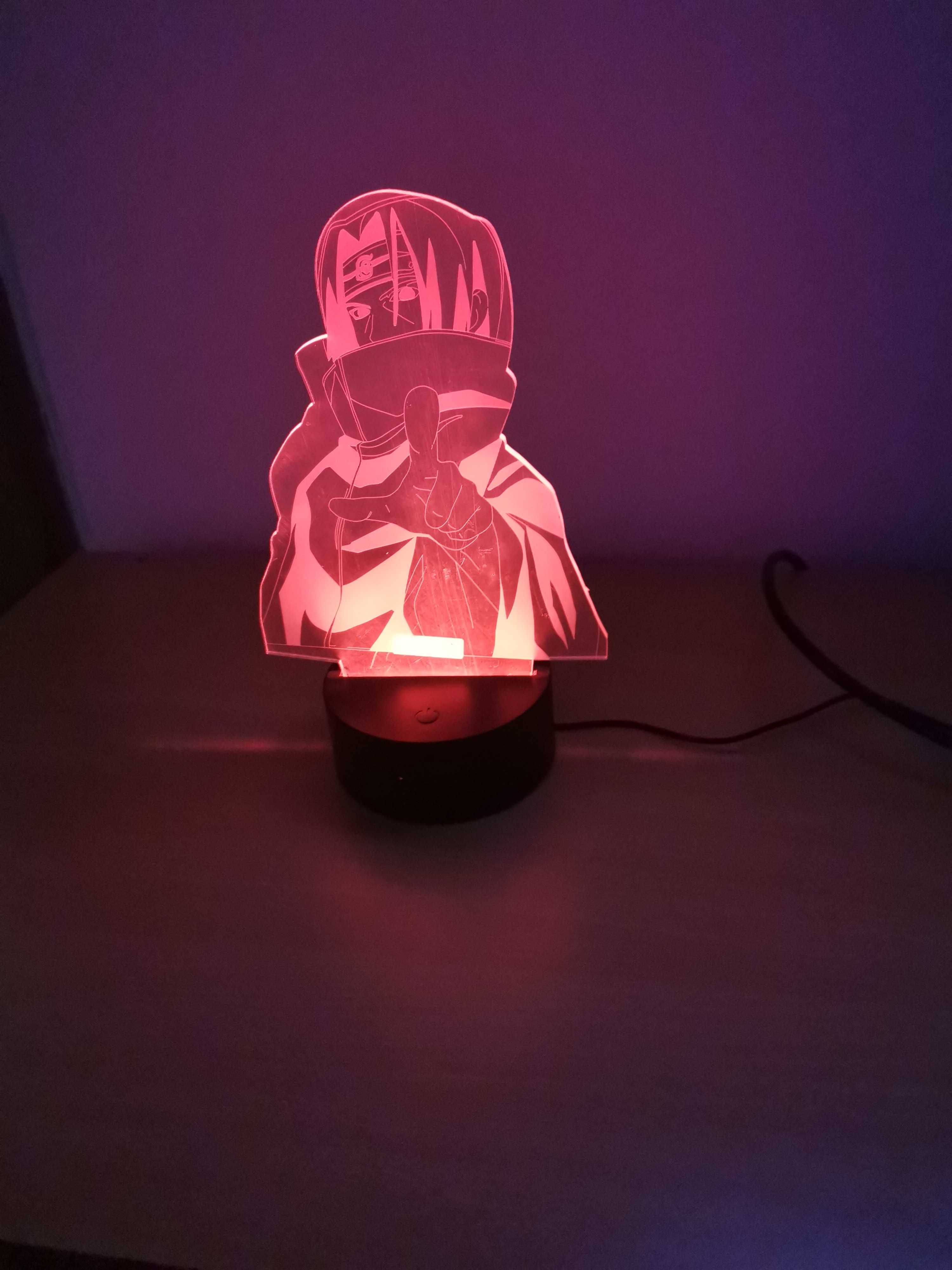 Lampă 3D LED Itachi Uchiha: Anime în Propria Ta Casă?