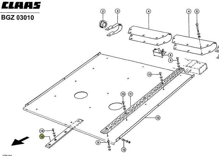 Ghidaj lant combina agricola CLAAS 444x51x8mm 630570