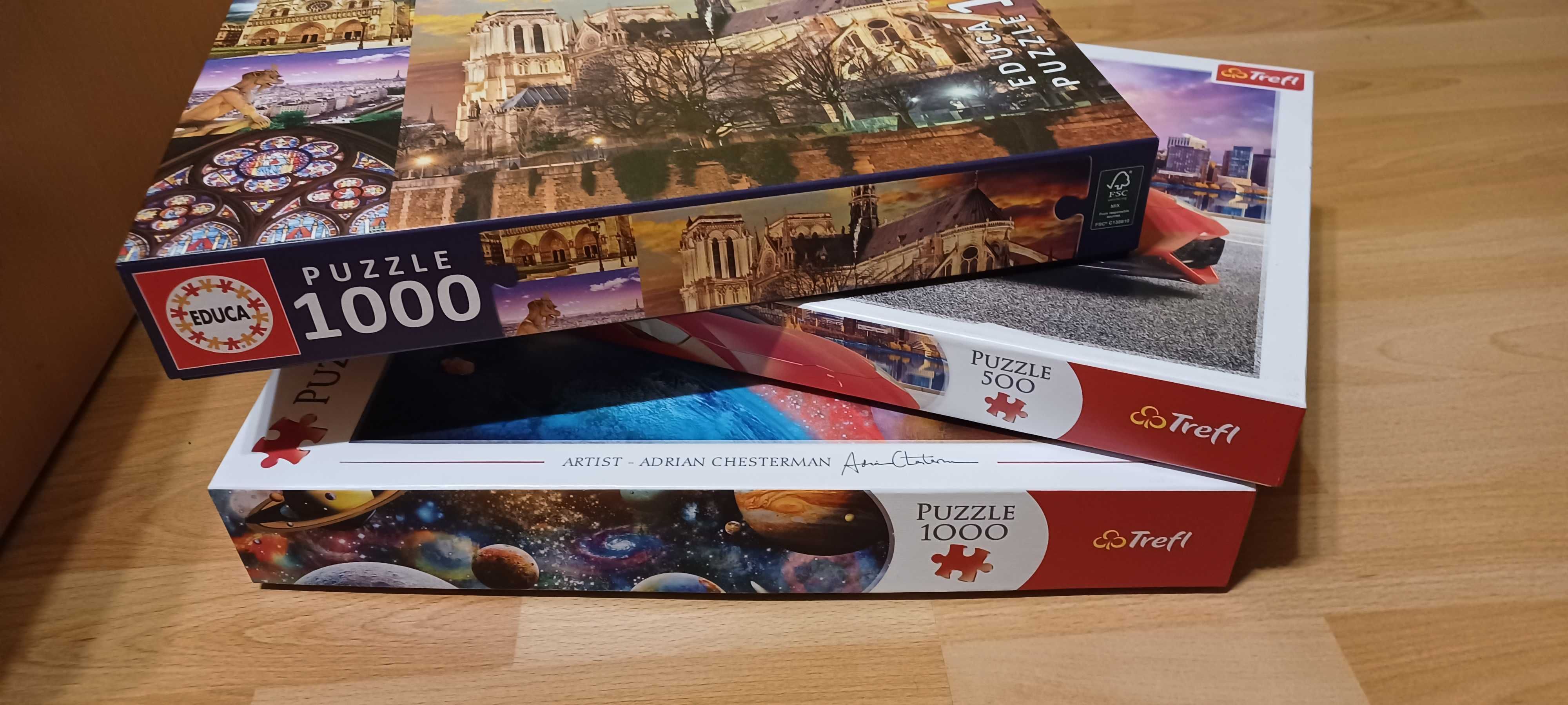 Set 3 puzzle Notre Dame, Sistemul Solar, Ferrari