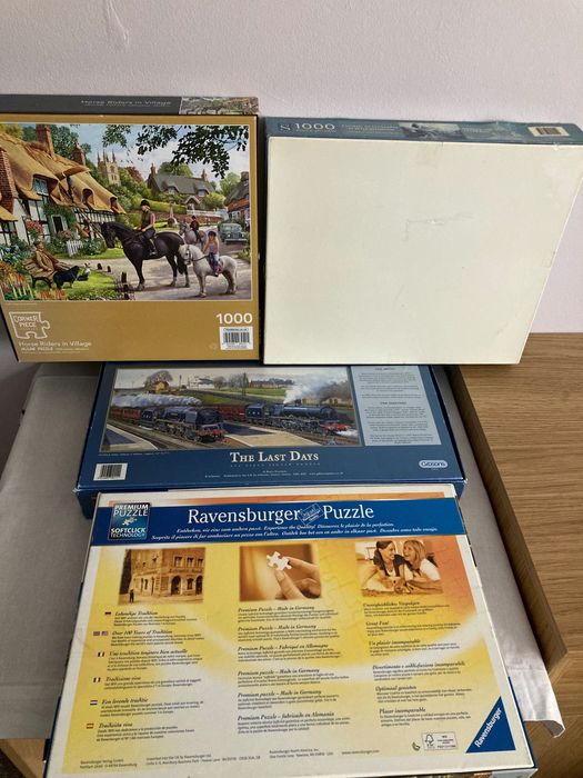 Пъзели - 4 броя. 1000 части