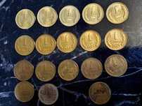 Монети/ 1 стотинка 1990,1988,1974,1988,1981