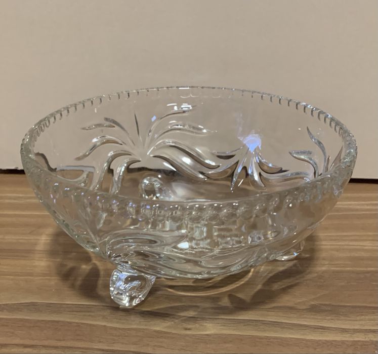 Castron ,vaza , fructiera cristal