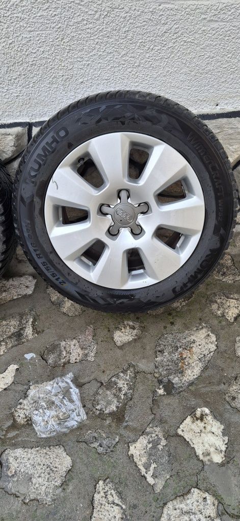 Лети джанти със зимни гуми 215/55/16 VW, Audi, Skoda, Seat; 5x112