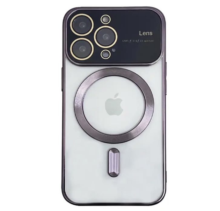 Iphone 14/15/PRO/PLUS/PRO MAX - Husa Silicon Magsafe Camera Lens