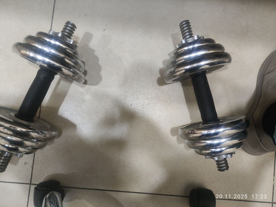 гантели 10кг+10кг
