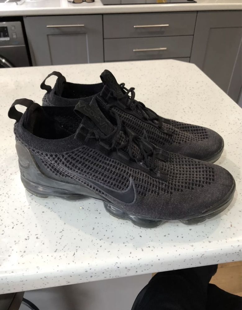 Nike Air VaporMax Flyknit 2021 Black Anthracite Men’s Trainers 44