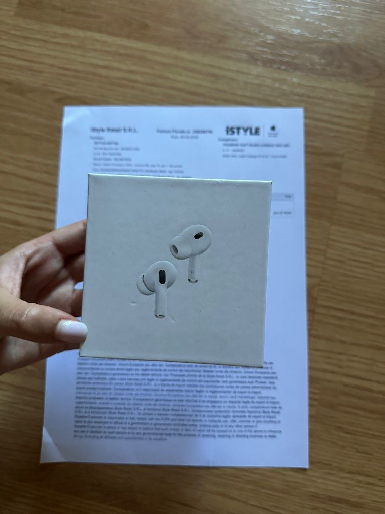 AirPods Pro2 USB-C noi, cu factura și garanție