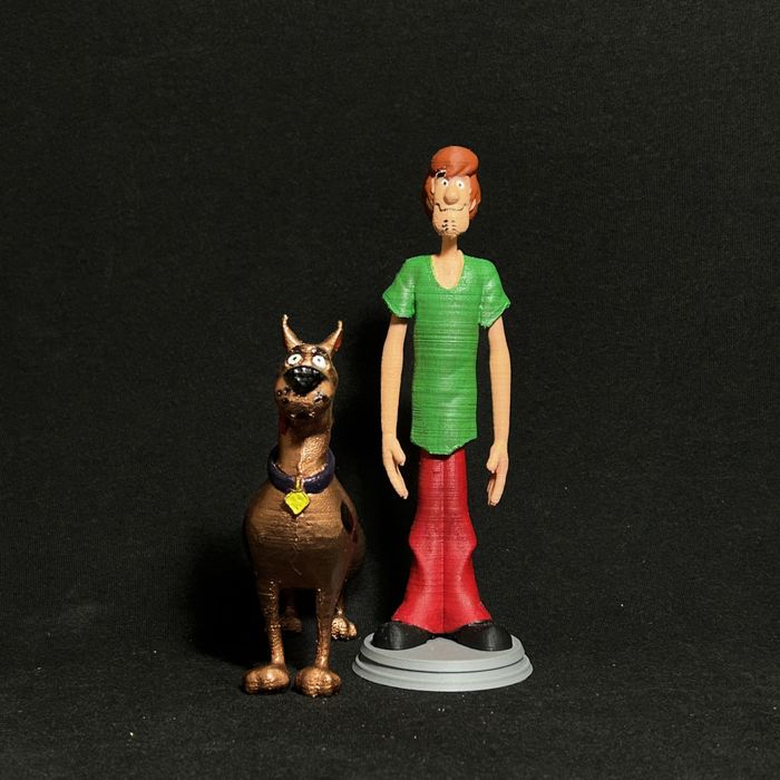 Figurina Shaggy si Scooby piese 3D