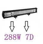 Led Bar Auto 7D 288W spot si flood
